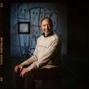 roger ballen on a dark background