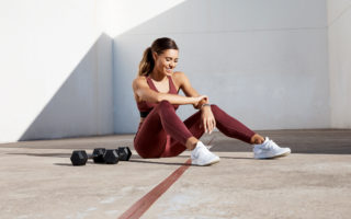 fitness influencer and sweat app trainer Kelsey Wells discusses body image and motherhood