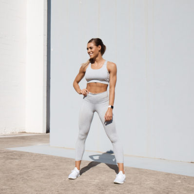 fitness influencer and sweat app trainer Kelsey Wells discusses body image and motherhood