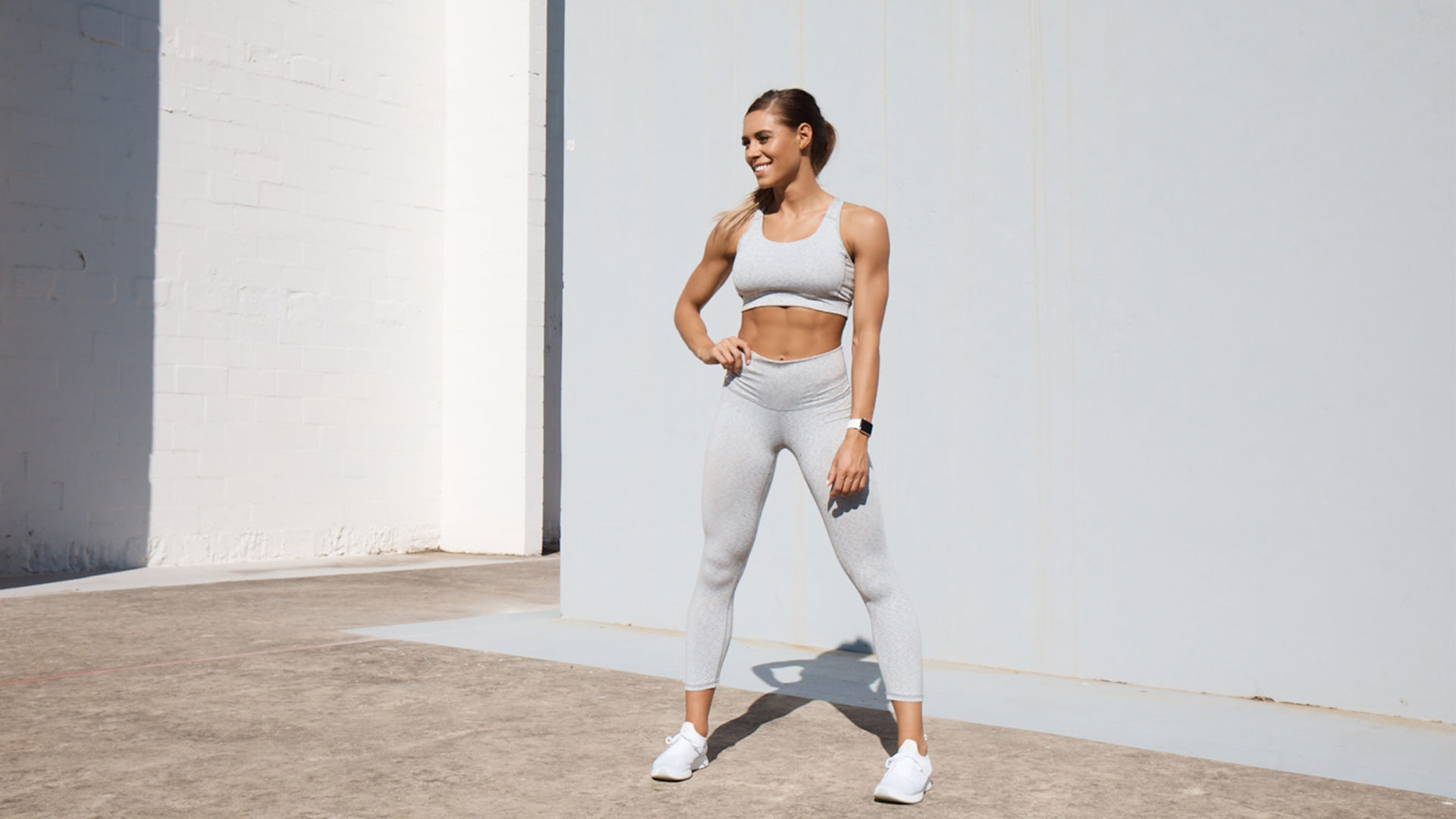 fitness influencer and sweat app trainer Kelsey Wells discusses body image and motherhood