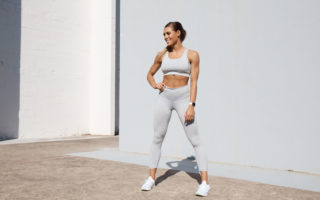 fitness influencer and sweat app trainer Kelsey Wells discusses body image and motherhood